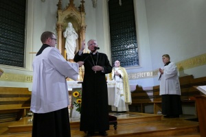 arcybiskup jędraszewski w wyższym seminarium duchownym